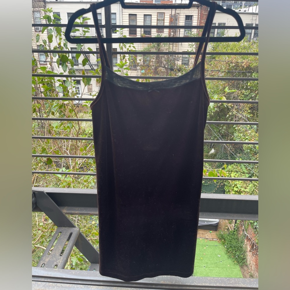 Brown velvet Dress